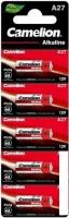 Батарейка Camelion A27-BP5 Mercury Free