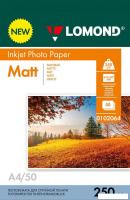 Фотобумага Lomond односторонняя матовая А4 250 г/м2 50 л 0102064