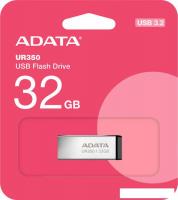 USB Flash ADATA UR350 32GB UR350-32G-RSR/BK (серебристый/черный)