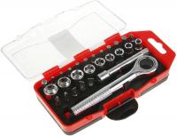 Набор трещотка с головками и битами Tundra 1720445 (28 предметов)