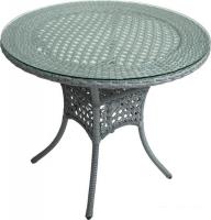 Стол Aiko Rattan Deco 5045П круглый 90х90х75 (серый)
