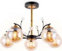 Подвесная люстра Ambrella light Traditional TR9072/5 BK/TI