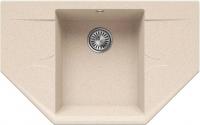 Кухонная мойка Polygran Riff 800 (кремовый)