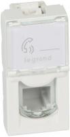Розетка телефонная Legrand Mosaic 078730