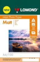 Фотобумага Lomond односторонняя матовая А4 105 г/м2 100 л 0102072