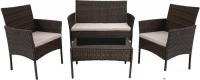 Набор садовой мебели Garden Story Доминика SFS003 (темно-коричневый/серый)