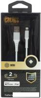 Кабель CACTUS USB Type-A - Lightning CS-LG.USB.A-2 (2 м, белый)