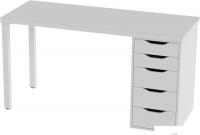 Стол Mebelain Ingar 2/5T (белый)