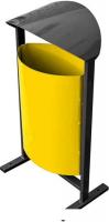 Уличная урна BZT DumL03 (желтый)