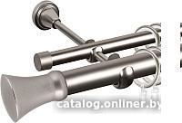 Карниз для штор АС ФОРОС Grace D25Г/16Г + наконечники Монако (1.8м, сатин)