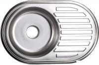 Кухонная мойка AKS Овальная 77x50 (декорированная)