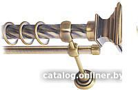 Карниз для штор Lm Decor Верди 030 2р витой 25/16мм (антик, 2м)