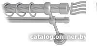 Карниз для штор Lm Decor Стайл 165 2р витой 25/16мм (сатин, 3.2м)
