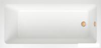 Ванна Wellsee FreeDom 165x80 231102004 (встраиваемая ванна белый глянец, сифон-автомат золото)
