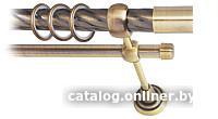 Карниз для штор Lm Decor Имидж 116 2р витой 25/16мм (антик, 3.6м)