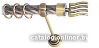 Карниз для штор Lm Decor Стайл 165 1р витой 25мм (антик, 3м)