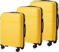 Комплект чемоданов Pride PP9802 (3шт, желтый)