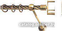 Карниз для штор Lm Decor Квадро 179 1р витой (антик, 1.6м)