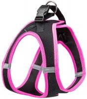 Шлея Ferplast Kaori P 75469040 (S, черный/розовый)