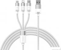 Кабель Baseus One-For-Three Fast Charging Data Cable 3.5A USB Type-A - USB Type-C/microUSB/Lightning