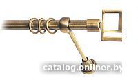 Карниз для штор Lm Decor Квадро 179 1р гладкий (антик, 2.8м)