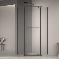 Душевой уголок RGW PA-82B 41088288-14 80x80 (черный/прозрачное стекло)