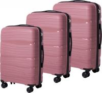 Комплект чемоданов Pride PP9802 (3шт, розовое золото)