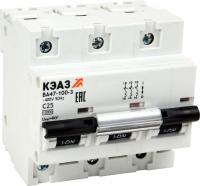 Выключатель автоматический КЭАЗ ВА47-100-3C80-УХЛ3 (10кА) 318145