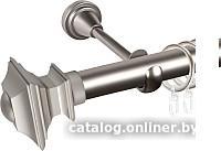 Карниз для штор АС ФОРОС Grace D25Г составной + наконечники Верди (2.8м, сатин)