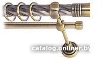 Карниз для штор Lm Decor Гиро 071 2р витой 25/16мм (антик, 2м)