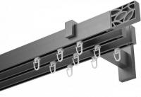 Карниз для штор Lm Decor Флэт Лайн Грид тройной (сатин, 3.2м)