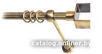 Карниз для штор Lm Decor Куб 177 1р гладкий (антик, 2.4м)