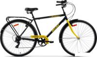 Велосипед AIST Broadway 2023 (черный/желтый)