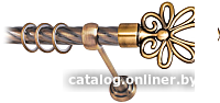 Карниз для штор Lm Decor Астра 170 1р витой (антик, 3.2м)