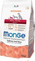 Сухой корм для собак Monge Mini Adult Salmon and Rice 2.5 кг