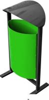 Уличная урна BZT DumL02 (зеленый)