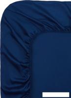 Постельное белье Sofi De MarkO Мармис 180х200х30 ПР-мс-180х200х30сап (сапфировый)