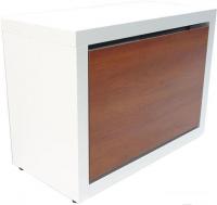 Тумба для обуви Элана 1.60 белый+яблоня локарно