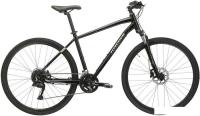 Велосипед Kross Evado 5.0 XL/23" 2024 (черный/зеленый глянцевый)