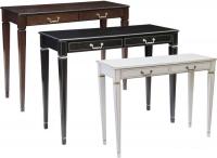 Консольный стол Мебелик Васко В 91Н (темно-коричневый/патина)