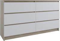 Комод ДСВ Мори МК 1380.6 (сонома/белый)