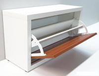 Тумба для обуви Элана 1.80 белый/яблоня локарно