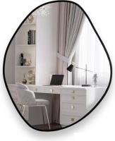 Зеркало eMZe Led с подсветкой и УФ-окантовкой 76x92 LED.UV.NF.76.92.CHE.4K (черный)