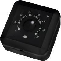 Терморегулятор ЭргоЛайт ТР-01.2 В накладной (черный)