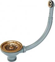 Сифон Paulmark PM6022-BG (золотой/брашированное золото)