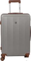 Чемодан-спиннер Grott 340-614/5-24 (светло-серый)