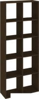 Стеллаж Кортекс-мебель Дельта-10 км.02539 71x175 (венге)