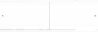 Фронтальный экран под ванну Метакам Универсал Кварт 1.68 (белый)