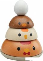 Пирамидка Plan Toys Курочки 5485