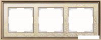 Рамка Werkel Palacio Gracia WL77-Frame-03 (Золотой-Белый)